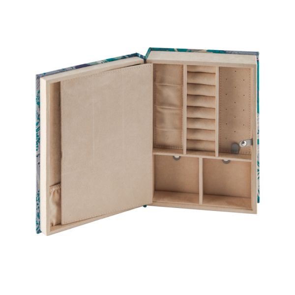 Роскошные подарочные коробки ювелирных изделий MDF выровнянными PU организатора и ссыпают бархатом