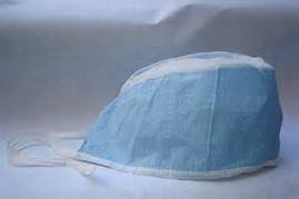 Personal Care Breathable Non Woven Surgical Cap For Hospital