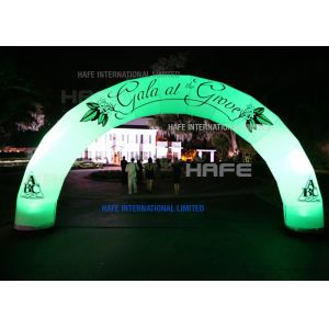 Marque 7 * l'événement gonflable de voûte de 4 de M événements de nuit structure la couleur d'éclairage adaptée aux besoins du client