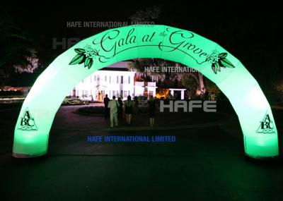 Tipo 7 * o evento inflável do arco de 4 eventos da noite de M estrutura a cor de iluminação personalizada