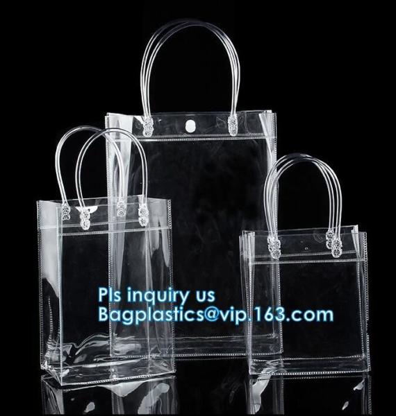 PVC beach Summer Clear Shoulder Bag DIY Transparent Clutch Tote Bag, Tote Handbags Shopping Shoulder Bags, jelly bags