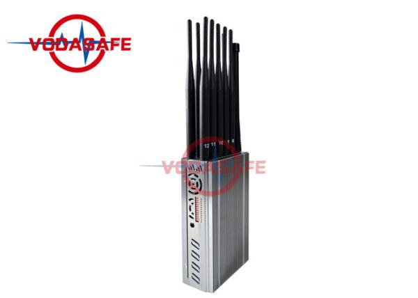 Remote Control Cell Phone Signal Blocker Device 12W 2Kg GSMPCS Wifi 2.4G Lojack