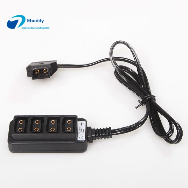 D-Tap / Power Tap 1 Male To 4 Female Converter Camera Connection Cable For Your BMCC Power System