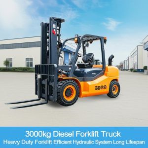 3000kg Diesel Forklift Truck Heavy Duty Forklift Efficient Hydraulic System Long Lifespan