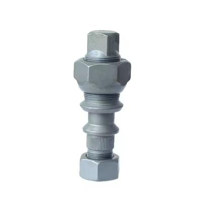 High Strength Galvanized Wheel Spacer Bolts Hub Bearing Bolts M20x1.5/M22x1.5 For ISUZU