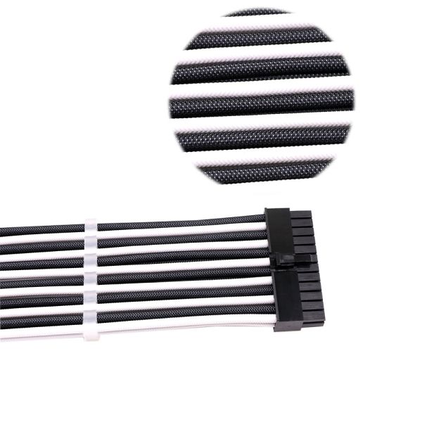 ATX 24Pin Male to Female softest extension cable Power Supply Motherboard Adapter Connector Cable Cord