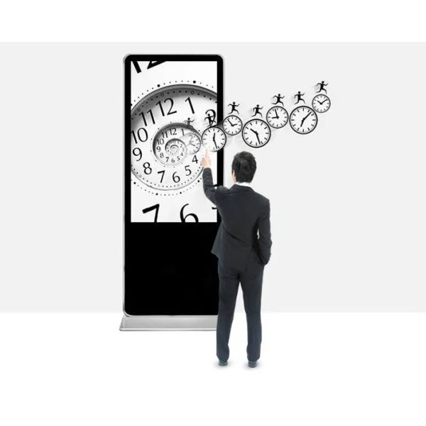 Шатон узкой части киоска Синьяге цифров ЛКД крытый дизайн тотема 55 дюймов ультра тонкий