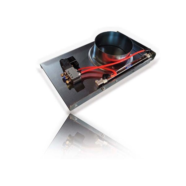 100mm гальванизированные ворота взрыва собрания пыли DC 220V углерода стальные