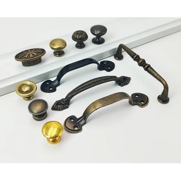 Bronze Aluminium Handle Door Cabinet Wardrobe Drawer Dresser Cupboard Handles Kitchen and Bedroom Pull Handle