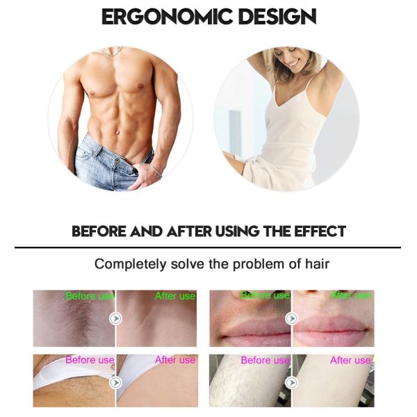 Bikini Trimmer Laser Hair Removal Home Device IPL Laser ICD Cool LCD Display Machine