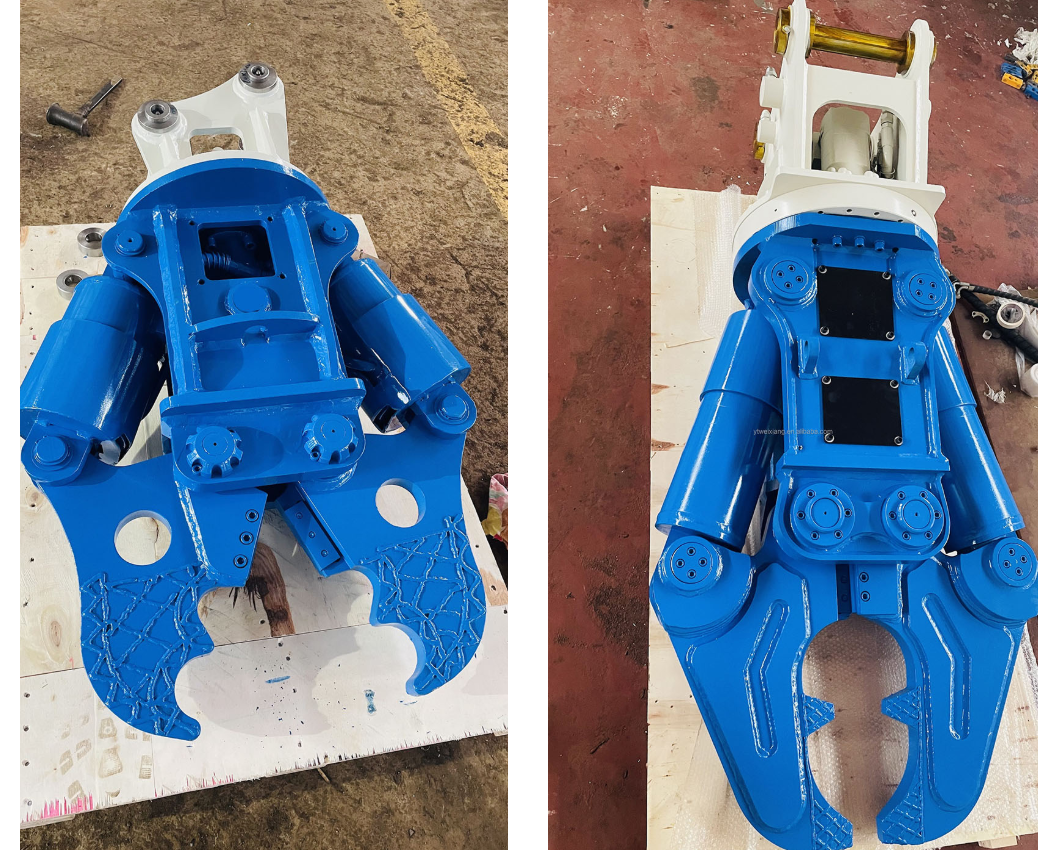 360 Degree Orange Peel Scrap Metal Polyp Grapple Bucket Hydraulic Grapple Scrap Polyp Grab