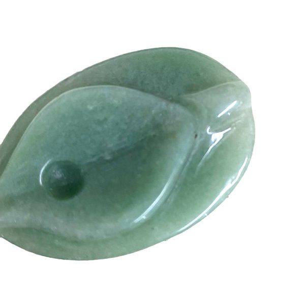 Jade Vagina Carving Craft Green Natural Healing Fluorite Spirituality Reiki Women Flower Figurine for Products
