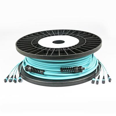 MPO - MPO OM3 - 300 Pre Terminated Multi Fiber Cables 48F With Plastic Spool