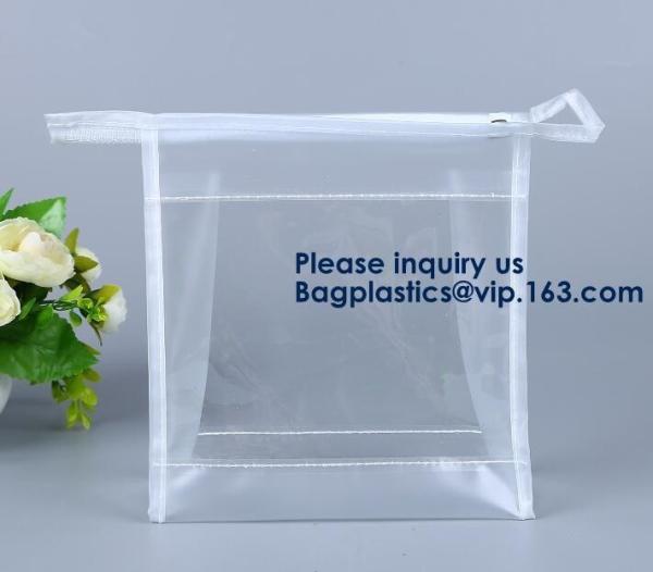PVC bags, PVC shopping bags, PVC pouch, PVC gift bags and other promotion PVC bags,Slider Zipper PVC Bag, Bagplastics
