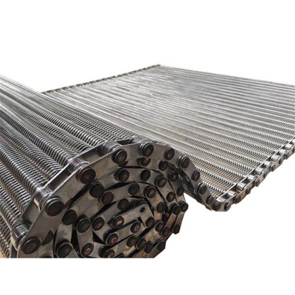 High Temperature Resistance Stainless Steel Conveyor Belt with Customized Size for Food Grade Applications