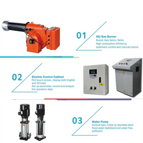 Energy Conservation Diesel Industrial Gas Fired Boilers Machine Energy Saving