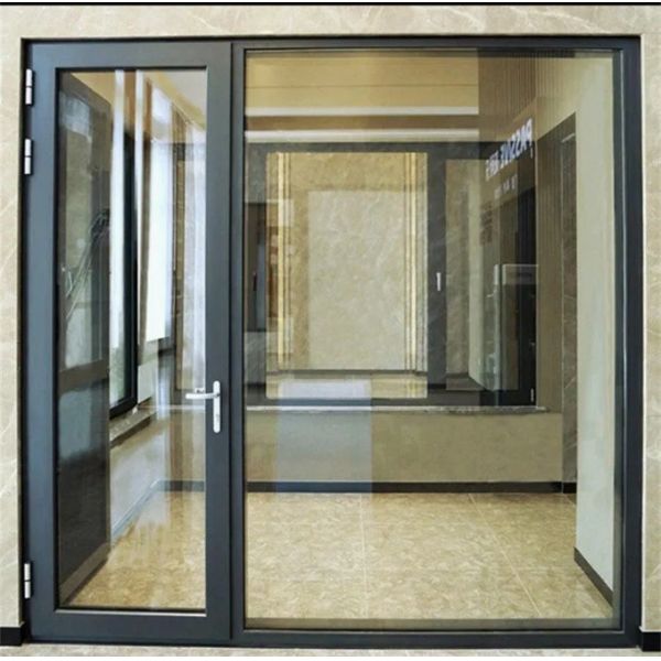 Aluminum Casement Doors In Contemporary Modern Style For 1.4mm Wall Thickness