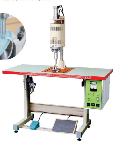 High Efficiency Automatic Welding Machine , PLC Control Earloop Mask Machine