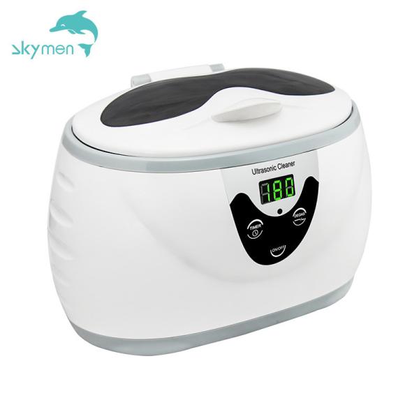 Uma máquina de lavar mais limpa 600ML da joia ultrassônica dos Skymen personalizou o logotipo branco
