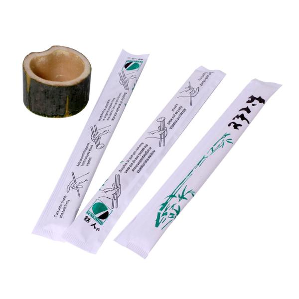 Hashis de bambu chineses feitos sob encomenda 22.5cm 9 hashis de bambu personalizados longos dos hashis