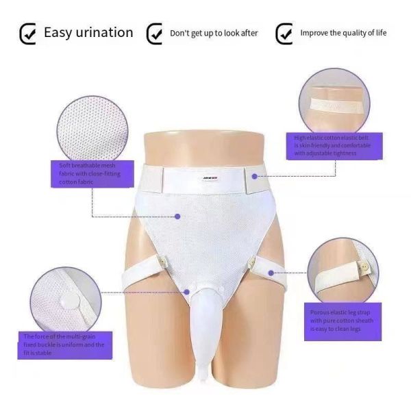 Customized CE Certified Luxury Silicone Urine Drainage Bag Underwear with Performance