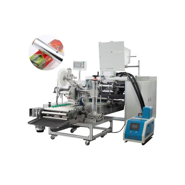 Professional Manufacture Automatic 4 Shafts Baking Paper Rewinder with Aluminium Foil