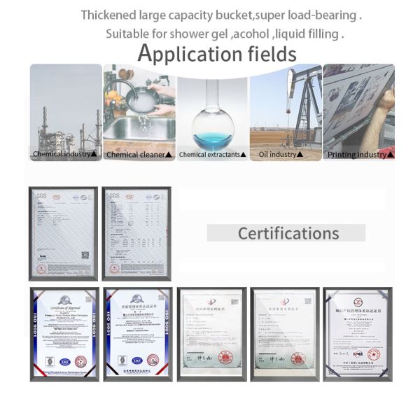 150L HDPE PP Metal Plastic Chemical Containers