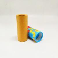 Food Packaging Essential Oil Round Kraft Paper Cylinder Containers Paper Tube For Lip Balm