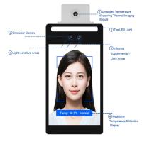 Termómetro facial del reconocimiento de la mascarilla de F2-H Android 7,1