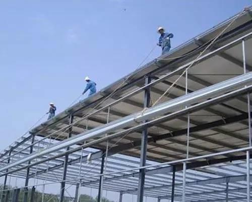 Prefabricated Steel Space Frame Canopy for Toll Stations
