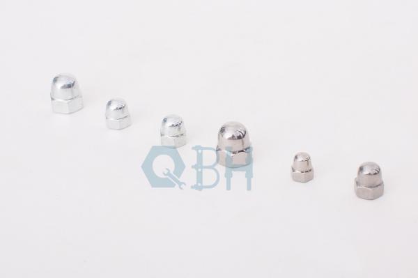 Japão que JIS padrão B1183 abobadou o tipo das porcas de tampão - 1 tipo - 2 Type3 para o níquel do zinco do aço carbono ZP YZP de 4T 5T 6T liga 304 316