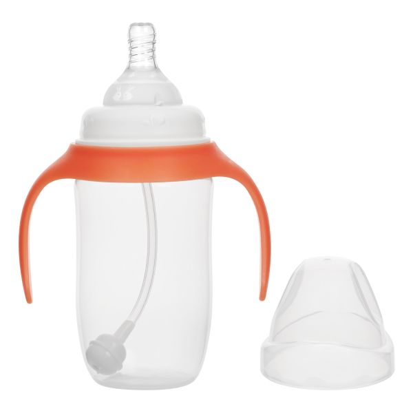 12oz/330ml Baby Feeding Bottle  Food Grade PP & Silicone, BPA-Free & ISO9001 Certified