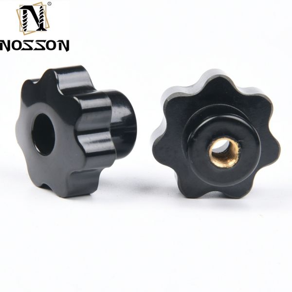 Black Oxide Finish Healthcare T-Head Plastic Knob for Easy Clamping and Tightening in Automotive Industry