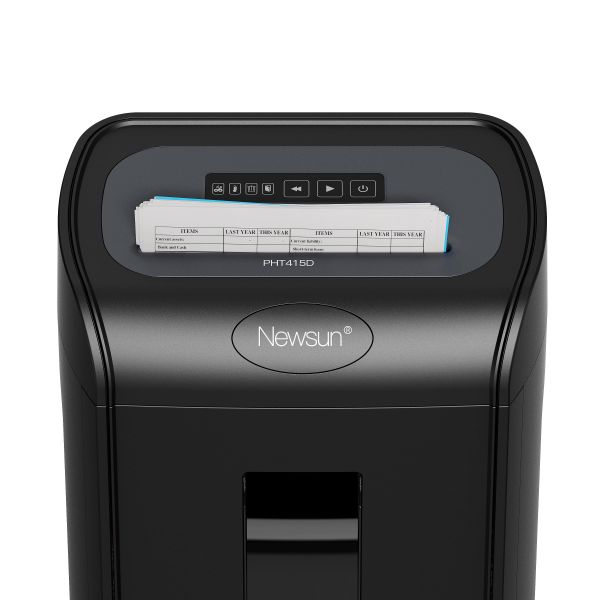 P4 15 Sheets Cross Cut Paper Shredder 18 Liter Pull-out Bin,Silent 56dB,8 Mins Shredding Time,LED Indication,Hot Selling