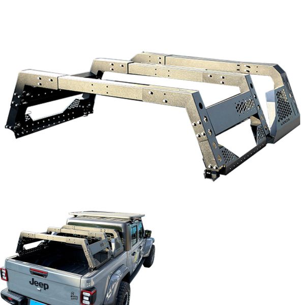 High- JEEP GLADIATOR Pickup Auto Roll Bar 4x4 Offroad Protect Frame Car Rear Cargo Rack