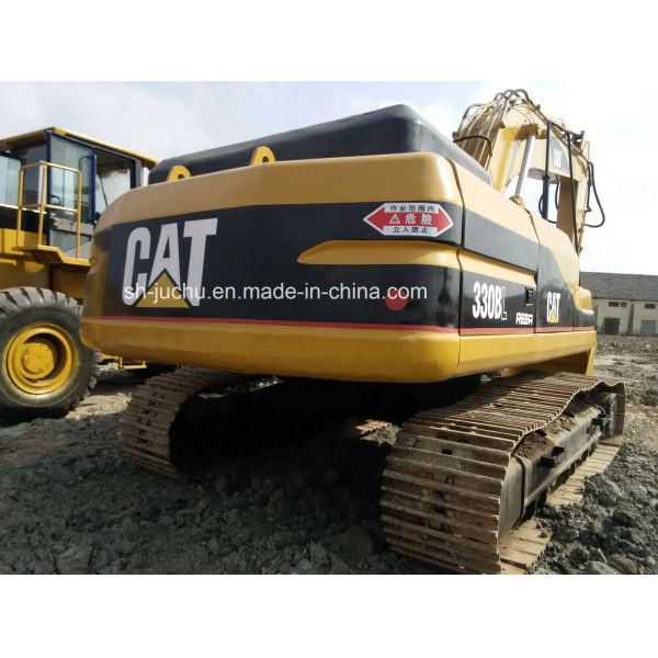 Used Caterpillar 330BL Hydraulic Excavator with 100CBM Specification Medium-Sized for Bulk Ship or Roro Ship Transport