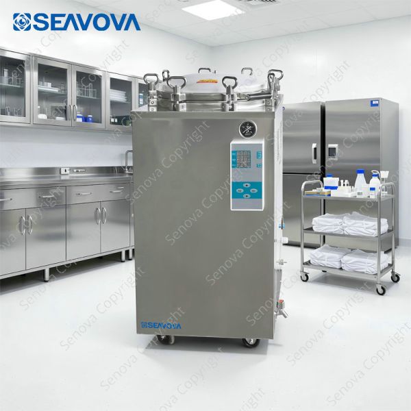 120L Automatic Vertical Autoclave ZXD-AV120-IV with LED display