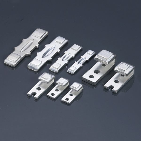 Polished Chromed Precision Metal Stamping Zinc Plated Nickel White Color