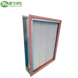 Medios HEPA resistencia de la temperatura alta de Oven Equipment SS304 del filtro de aire de la fibra de vidrio