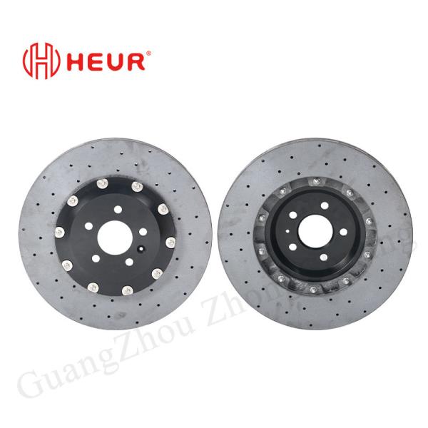 HEUR Brake Carbon Ceramic Disc For BMW 335i E90 E92 E93 Upgrade 375-380mm Front Kit