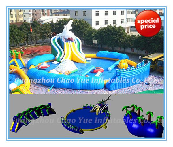 Inflatable Water Park Equipment for Sale Shark Water Park (CY-M2143)