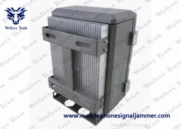 80W High Power Cell Phone Jammer Metal Enclosure Housing 80% Humidity