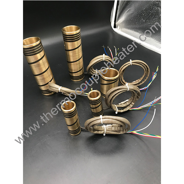 Hot Runner Mini Heater With Thermocouple Mini Coil Heaters For Injection Molding Machine Mini-Press In Brass Coil Heater