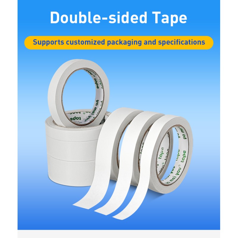 Oil Based Double Sided Paper Tape High Temperature Resistant High Bond Strength