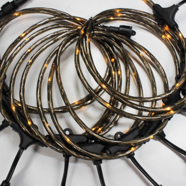Flash Light Cable S14 String Lights Waterproof E27 Warm LED Retro Edison Filament Bulb Outdoor Street Garden Patio Holiday Light