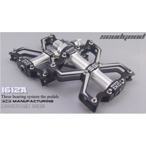 CNC обработанные 3 подшипника Алюминиевая сплав Велосипед педаль Премиум анодированные цвета