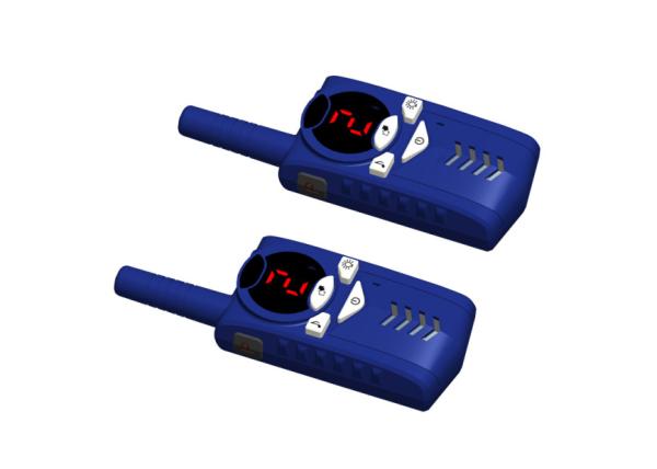 Long Distance PMR446 Walkie Talkie , Black / Blue / Yellow / Red Handheld Walkie Talkies
