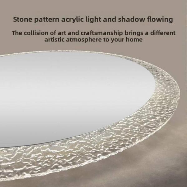 Kinstin Oval-shaped LED Bathroom Mirror - Modern Smart Hotel Grade with Anti-Fog & Touch Dimming