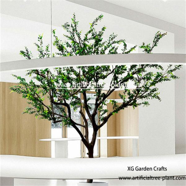 Berry Plant Pepper Artificial Evergreen Trees / Zanthoxylum Bungeanum Tree Hotel Decoration