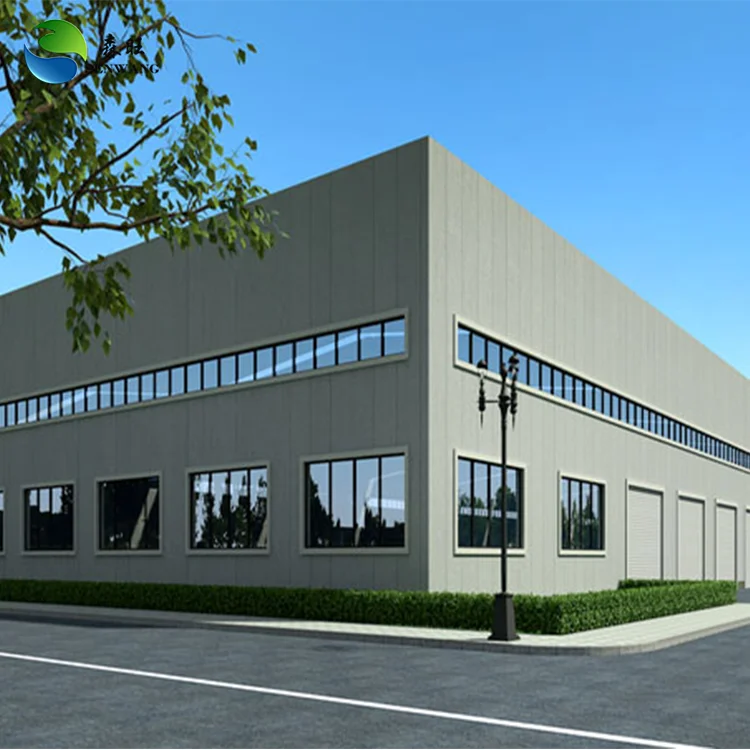 Industrial Steel Warehouse with Single Steel Sheet Roofing Customizable Wall Cladding and C.Z Shape Steel Channel Purlin